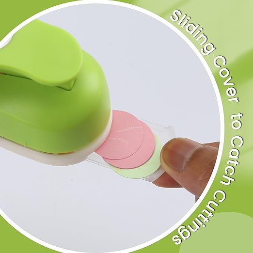 LOONENG 5/8 Inch Circle Hole Punch - Create Perfect Circles for Handmade Craft Projects - Ideas for Scrapbooking, Card Making, DIY Photo Albums, Gift Tags, Homemade Confetti