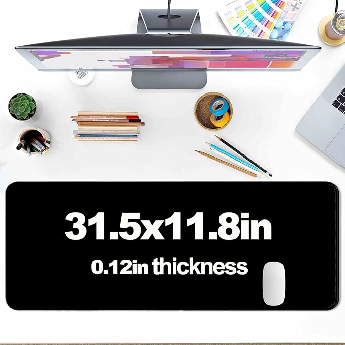 Custom Mouse Pad with Photo, Extended Large Personalized Gaming Desk Mat, Office Mousepad for Computer Keyboard and Laptop, XL