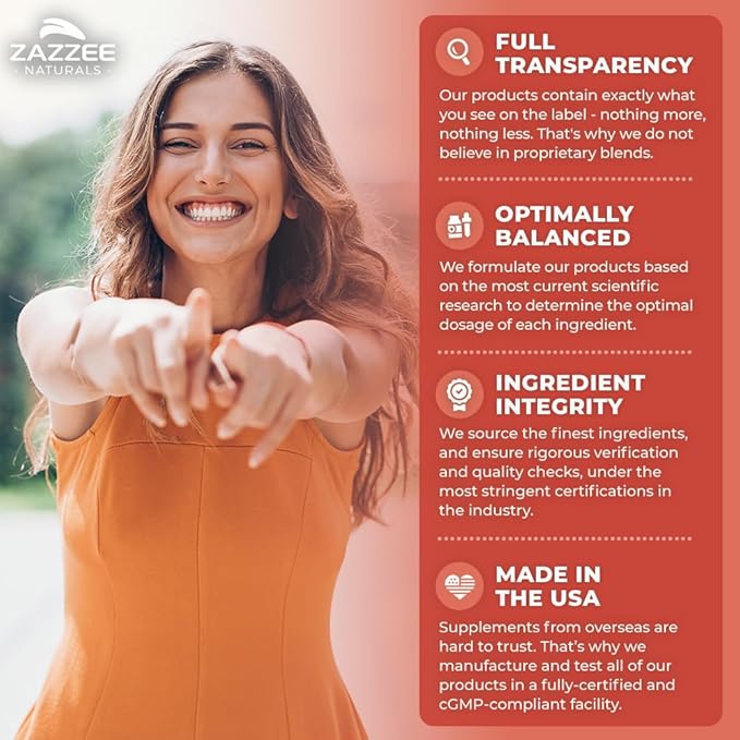 Zazzee GSE, 3X Triple Strength, 4 Ounces, 500 Servings, 300 mg per Serving, Premium Liquid Grapefruit Seed Extract Concentrate with Bioflavonoids, Vegan, Gluten Free, All-Natural, Made in The USA