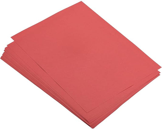 MECCANIXITY 100 Sheets Colored Copy Paper 8.5 x 11 Inch Printer Paper 80gsm Bright Red for Office Printing, Document Copying, Invitations, Forms, Art Projects