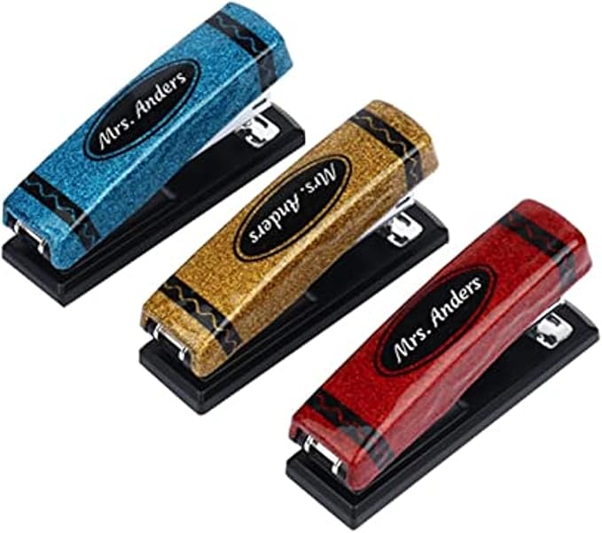 Personalized Custom Glitter Stapler with Your Name