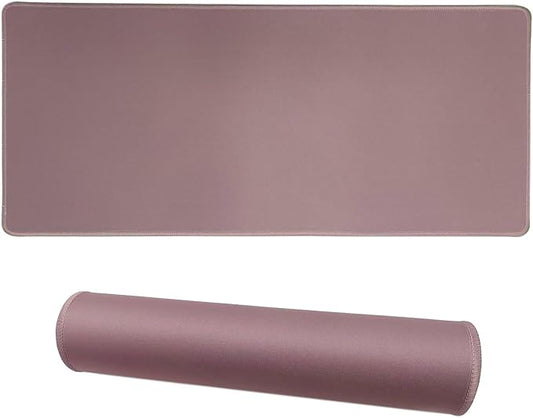 Large Gaming Mouse Pad, Non-Slip Rubber Base, [27.5x11.8IN] Computer Desk Mat for PC, Mac, Laptop - Stitched Edges and Smooth Surface for Office, Home, Work-70x30 ChocolateJ