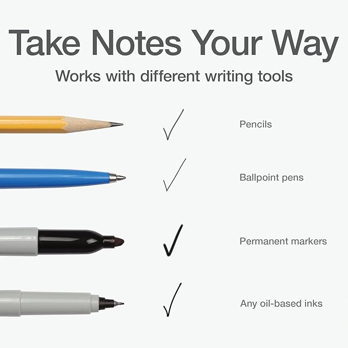 Redi-Tag Translucent Sticky Notes, Transparent Self-Stick Notes, 3" x 3", Calming Colors, 8 Pads, 50 Notes Per Pad, 400 Sheets (1006594)