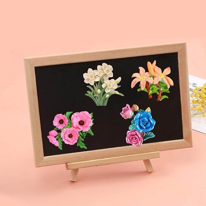 3D Flower Bouquet Candle Soap Silicone Molds Fondant Chocolate Candy Cake Decorating Mould Resin Clay Baking Pastry Tools (Narcissus)