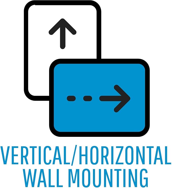 MasterVision Pastel Collection Combo Dry Erase Whiteboard/Cork Bulletin Board, Blue Colored MDF Frame, 23.62" x 17.72"
