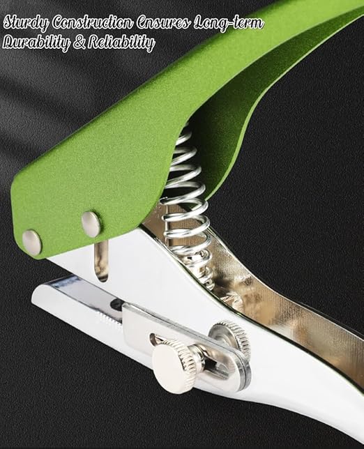 Single Hole Punch, Heavy Duty Hole Puncher Handheld Paper Puncher Small Hole Punch for Paper Crafts Cards Tags Scrapbook- 5/16 inch-8mm