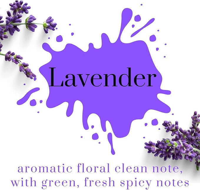 Air Jungles Lavender Reed Diffuser Set with Sticks 3.4 fl. oz, Essential Incense Oil Air Freshener for Home, Bathroom, Bedroom, Office, Fragrance Decor Gift for Women