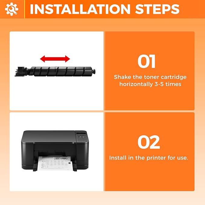 TK6332 TK-6332 Toner Cartridge Black 2-Pack High Capacity Replacement for Kyocera 1T02RS0US0 TK6332 TK-6332 Compatible with Kyocera ECOSYS P4060dn Laser Printers Toner Kit,32,000 Pages Monochrome Ink
