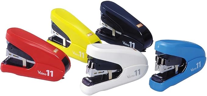 Max Vaimo HD-11FLK Flat Clinch Stapler with 3 Boxes Staples (35 Sheets)