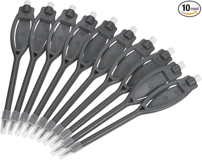 Golf Scoring Pencils with Eraser - Golf Marker Pens, Oval Handle with Clip, Apply to Golf Events