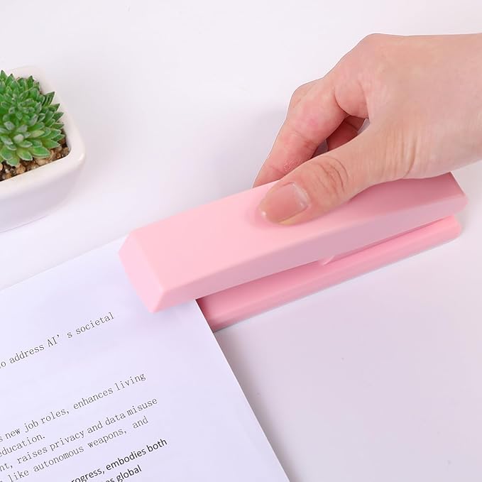 Desk Stapler and 1000pcs Staples, Office Stapler, 25 Sheet Capacity, Office Supplies for Desk