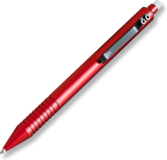 Everyman Crimson Grafton Mechanical Aluminum Pencil, Premium 0.5mm Lead Writing, Drawing & Sketching, ideal for Professionals, Students and Architects & EDC Pencil