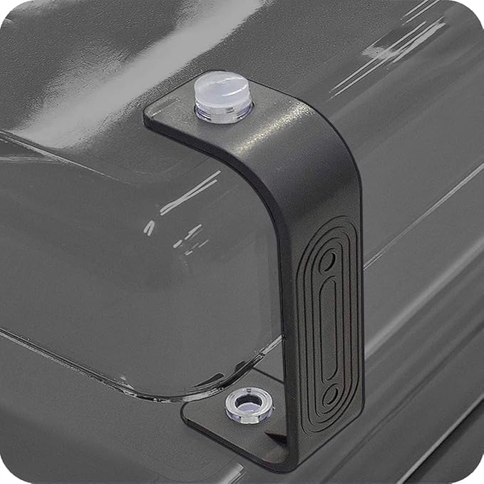 Acrimet Traditional 3 Tier Letter Tray, Front Load Design, A4 Letter Size, Desktop Organizer (Plastic) (Smoke Color)