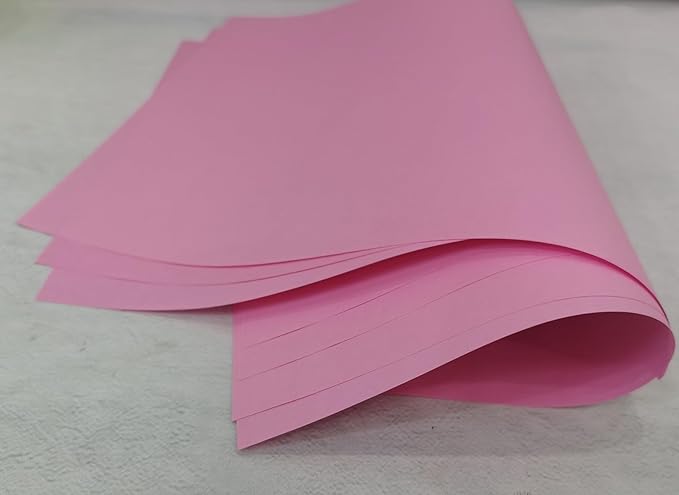 Pink Copy Print Paper 8.5X11 Inches,100 Sheets Rainbow A4 Printer Paper 70GSM Colored Origami Paper for Cutting DIY Kids Art Craft