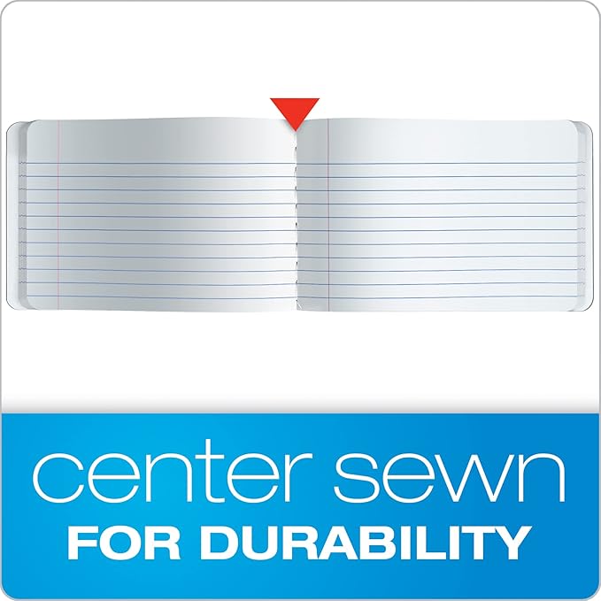 Oxford Composition Mini Notebooks, 6 Pack, Cover Colors Vary, Wide Ruled Paper, 4-7/8 x 7-1/2 Inch School Journals, Assorted Color Covers, 80 Sheets per Book (63779)