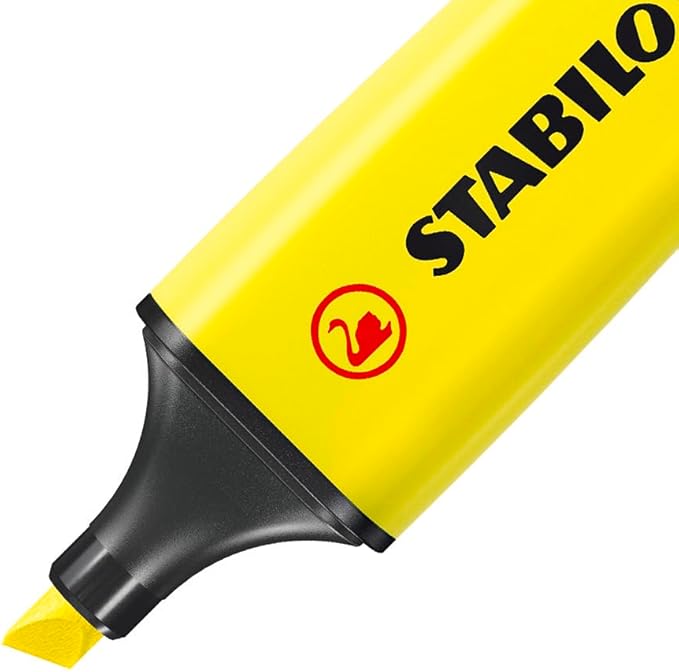 STABILO Highlighter BOSS ORIGINAL - Pack of 4 - Yellow