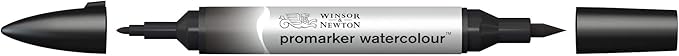 Winsor & Newton ProMarker Watercolor Marker, Lamp Black