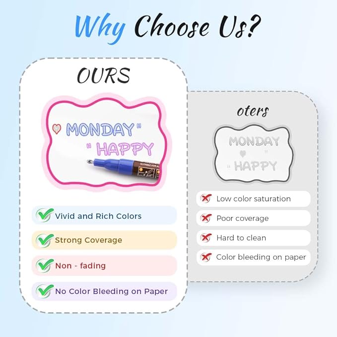 Marker Pen for Highlight, 2025 New Metallic Border Self Outline Pens, Children Art Creation Double Line Outline Markers, Festival Party Supplies Convenient for Posters, Painting Creations (24 color)