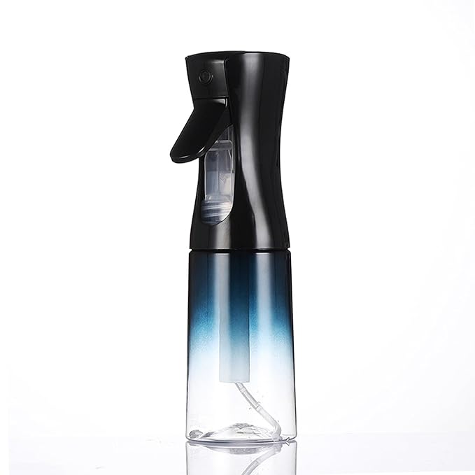 Continuous Mist Spray Bottle for Hair, Face & Plants (6.8oz/200ml) - Ultra Fine Travel-Size Water Mister for Salons, Cleaning, Pets & Skincare Leakproof Design