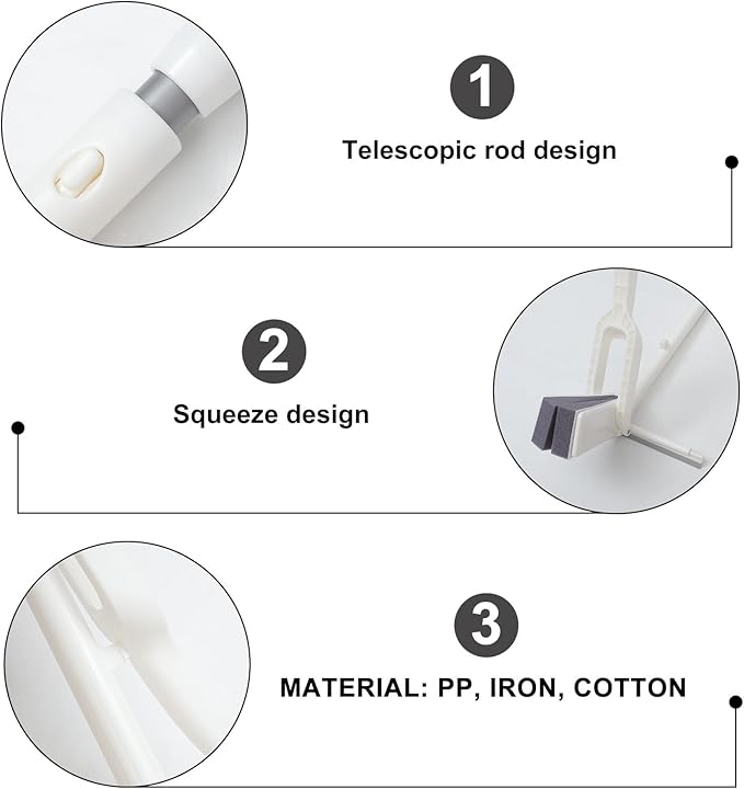 Cabilock Small Self-Wringing Sponge Mop for Adults Strong Water Absorption Mini Cleaning Tool for Tiles Glass Floors Portable Wet Mop for Small Areas Cultivates Ability