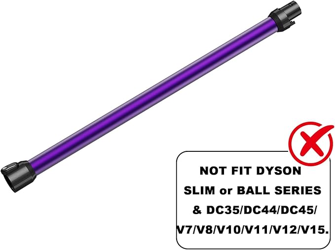 Replacement Wand Extension Tube for Dyson V6 /DC62/DC74 Models,Quick Release Wand Accessories Compatible with Dyson Cordless Stick Vacuum Cleaner of DC58/DC59/DC61/V6 Series (Purple)