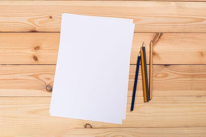 Multipurpose Copy Printer Paper, White, 8.5 x 11 Inch, 1 Ream, 500 Sheets Total