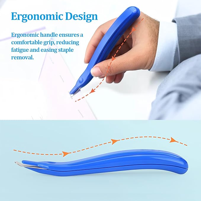 3 PCS Magnetic Staple Remover Tools, Professional Stapler Removers Staple Puller Remover,Staple Remover Stick for Home School Office