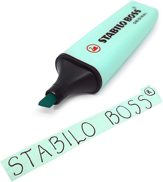 STABILO BOSS Original Pastel Highlighter Marker Pens – Full Set of 6 + Lilac Haze