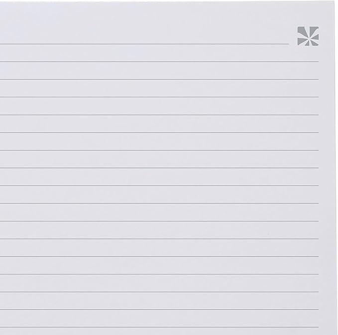 Erin Condren 7” x 9” Lined Spiral Notebook, College-Ruled Layout with 80 Lb. Paper, Cherry Cover, 160 Lined Notebook Pages, Platinum Coil, Stickers Included