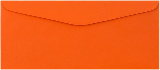 JAM PAPER #9 Business Colored Envelopes - 3 7/8 x 8 7/8 - Orange Recycled - Bulk 500/Box