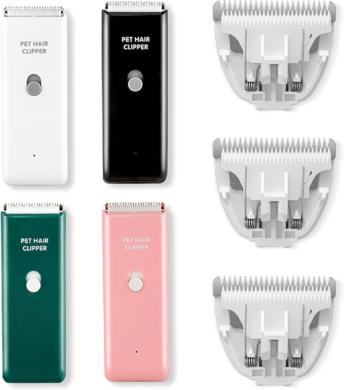 Grimgrow 3 PCS Standard Size Replaceable Ceramic Blades Set Pet Hair Clipper,Cat Dog Common Use Clipper Blade(#AP005)