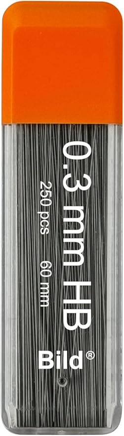 Bild Premium 1250 Leads of 0.3 mm HB Mechanical Pencil Lead Refills (HB Mega, 0.3 mm)