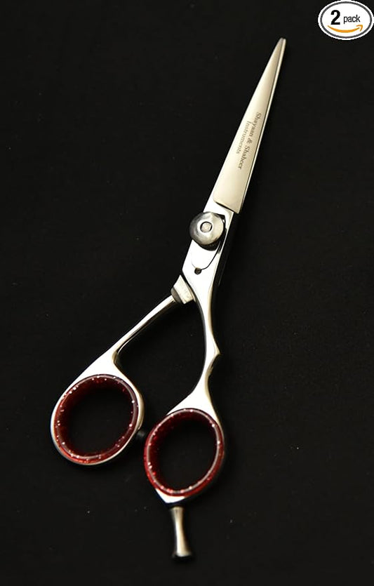 Professional Hair Cutting Scissors, 5.5 Inch Salon Shears, Japanese Stainless Steel, Right-Handed, Polished Finish