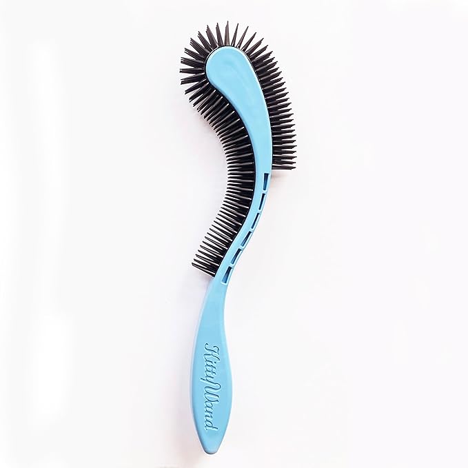 KittyWand Cat Brush, Blue. Designed for Comfort, Created for Results. This innovative grooming brush features multi contoured shapes that gently adapt to your cats body for stress free grooming.