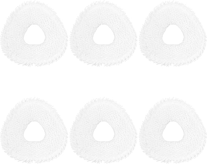 Avaenzo 6 Pack Replacement Mop Pads Compatible with Narwal Freo Pro X Ultra Narwal Freo Z Ultra Z10 T10 J3 J4 J5 R10 Microfiber Resuable Mop Cloth Robot Vacuum Cleaner Accessories