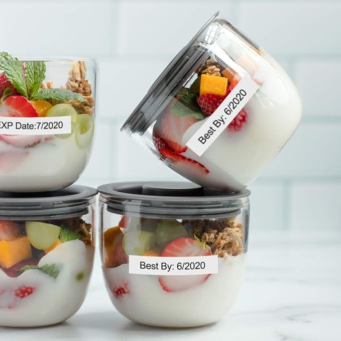 8 Pack Labelife M-K231 Compatible Label Tape Replacement for Brother P Touch M Tape M231 MK231 M-231 M-K231S 12mm 0.47 Inch, for Brother PTouch PT-M95 PT-85 PT-75 PT-65 Label Makers, Black on White