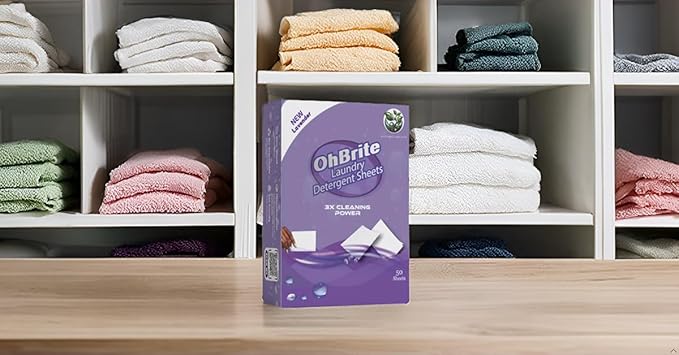Natural Laundry Detergent Sheets - Lavender
