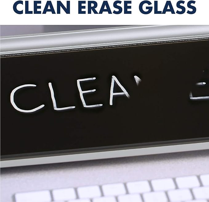 Quartet Glass Dry Erase Markers, Whiteboard Markers, Fine Tip, White and Neon Colors, 6 Pack (79558Q)