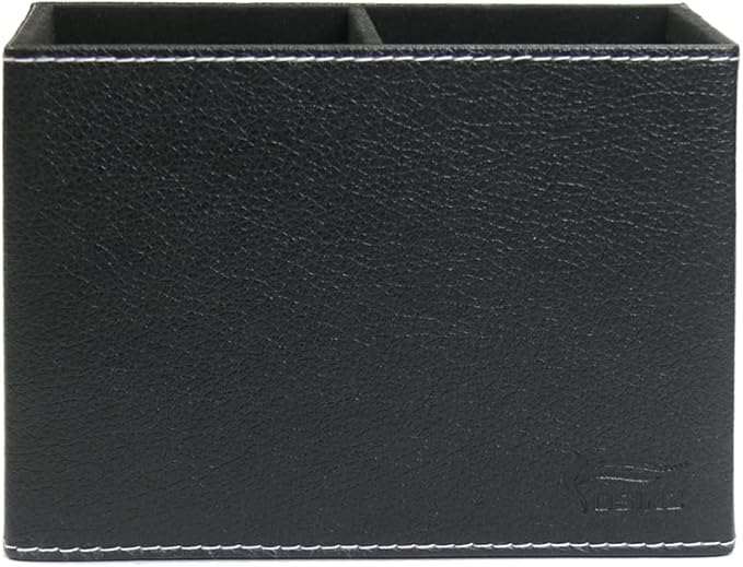 Pen Pencil Holder Cup Container PU Leather Desk Organizer Stand Decor Brush Scissor Holder Decoration Office Desk Home School