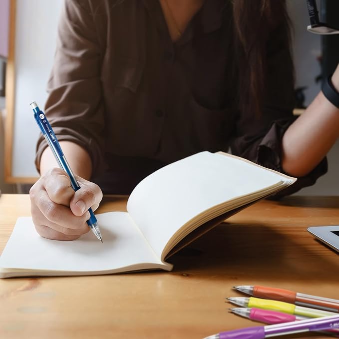 BIC Velocity Mechanical Pencils, With Colorful Barrel, Medium Point (0.7mm), 2-Count Pack Mechanical Pencils With Erasers