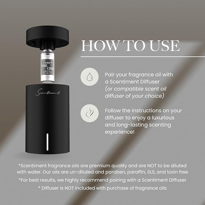 Scentiment Diffuser Oil - Day Dream | Inspired by Westin® Hotel White Tea Scent | Aromatherapy Home Fragrance| Luxurious Scent with Notes of Aloe Vera, Cedar, White Tea (500 mL)