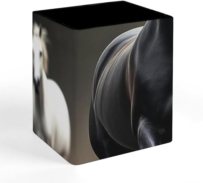 Pen Holder Stand For Desk, Pencil Pen Holder Cup, Desktop Stationery Organizer, Waterproof Multifunctional Office Supplies Horse