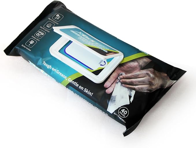 Cleaning Wipes Heavy-Duty Multi-Surface Cleaning Wipes,7.9 x 7.9" Per Count,40 Counts Per Pack, 6 Pack (6, 7.9 X 7.9")