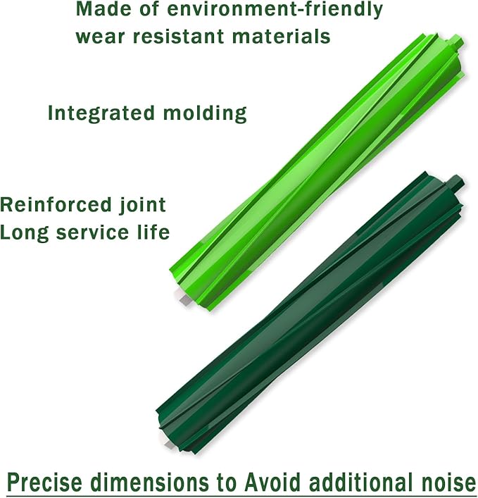 E-HAO Vacuum Replacement Parts for iRobot Roomba Combo j7, j7+, j9, j9+ and Max 10 Model, 1 Set Rubber Roller, 3 Reusable Mopping Pads, 3 HEPA Filters and 3 Edge-Sweeping Brushes