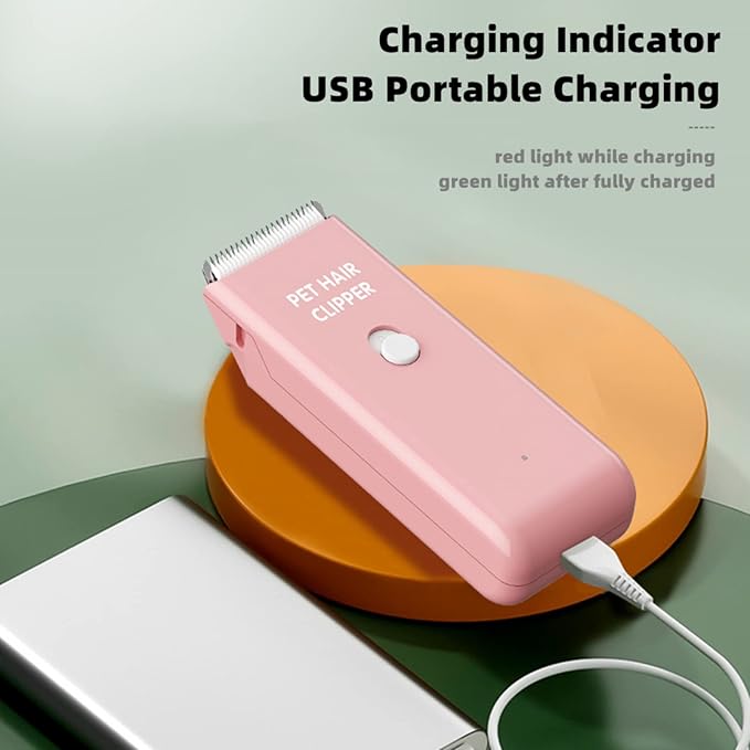 Founouly Upgrade Your Pet Grooming Game Professional Replacement Blades and Charging Cord - Safe, Sharp, and Easy to Use