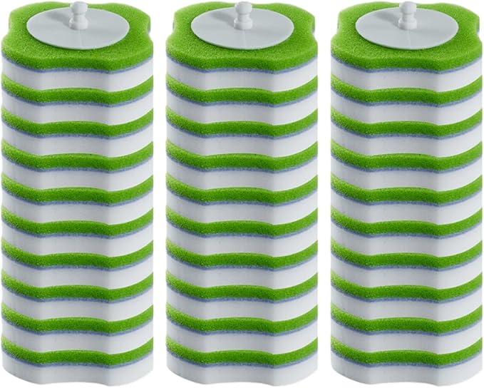 Toilet Bowl Wand Cleaner Refills,Disposable 30 Magic Sponge Eraser Wand Refills, for Bathroom Toilet Cleaning Brush(Refills, 30 PCS)