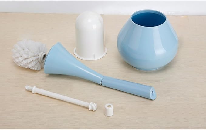 Toilet Brush with Holder, INCHANT Bathroom Detachable Toilet Brush - Blue