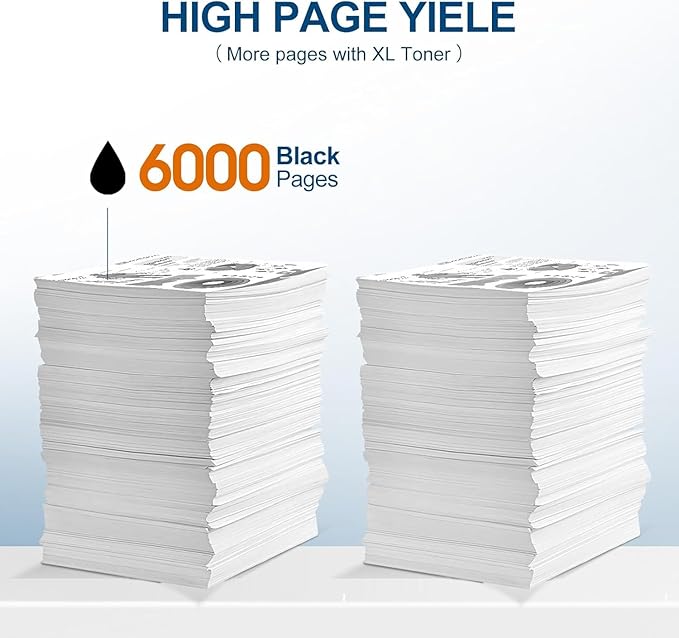 TN830XL Toner Cartridge Replacement for Brother TN830XL TN-830 TN830 TN 830 Toner Work with HL-L2460DW DCP-L2640DW HL-L2480DW HL-L2400D HL-L2405W MFC-L2820DW Printers (2 Black)