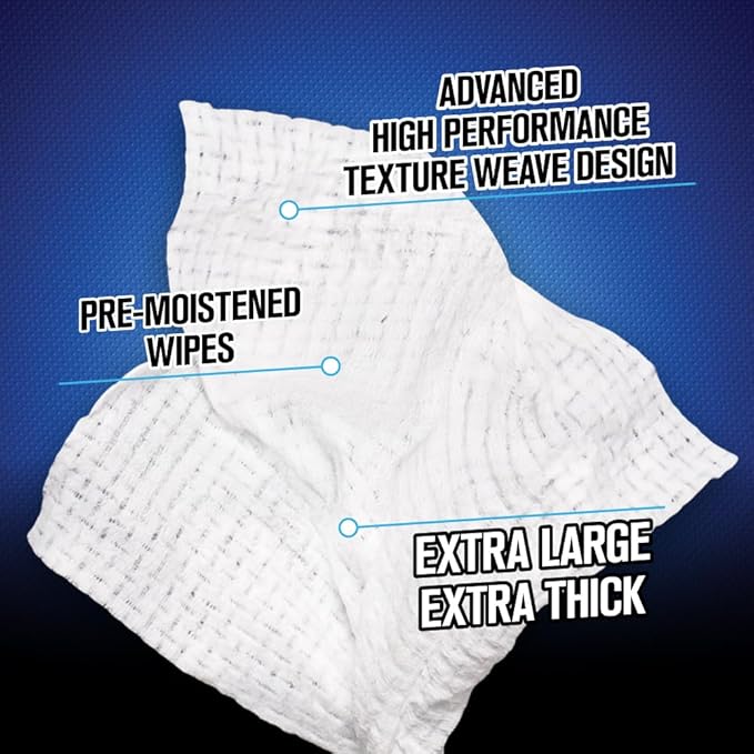 Chemical Guys Canister Wipes - Total Interior Cleaner & Protectant, Great for Cars, Trucks, SUVs, RVs, & More (60 Ct)