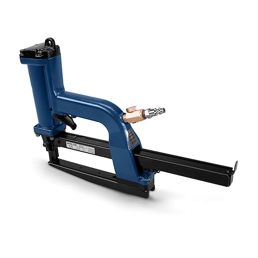 IDL Packaging SP50-10B-A Heavy-Duty Pneumatic Plier Stapler for 1/2" (12.7 mm) Crown Staples - Professional Air Powered Staple Gun - Air Pressure Staple Gun for Fast Cardboard and Carton Binding
